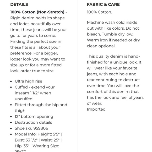 Buckle Bridge by Gly Mom Fit Jeans Size 26 - Picture 14 of 15